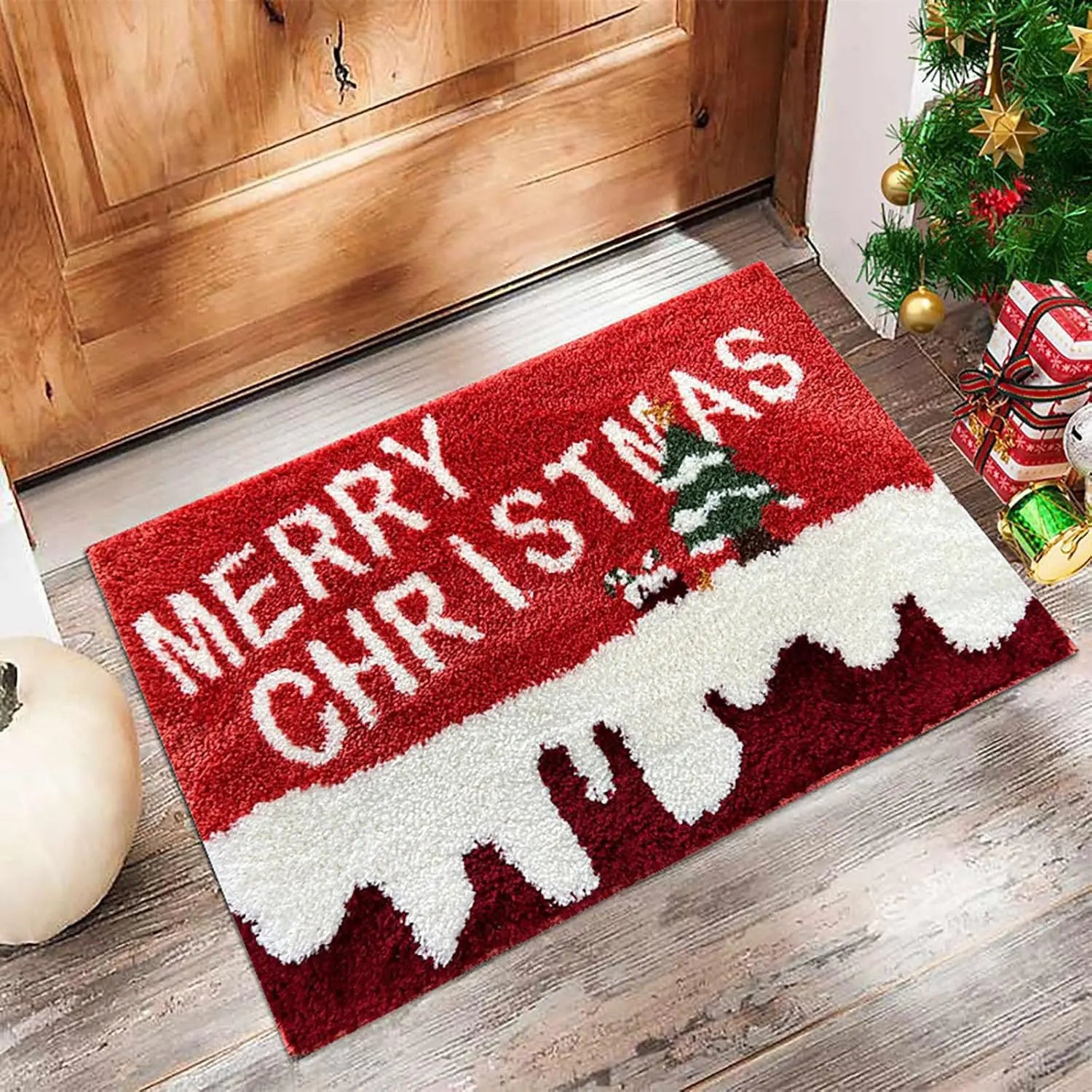 Christmas Door Mat Outdoor and indoor Carpet Home Decor