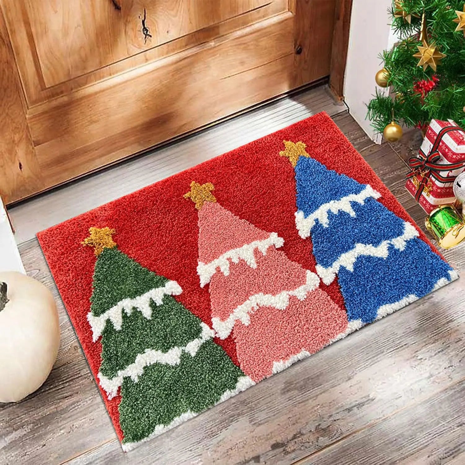 Christmas Door Mat Outdoor and indoor Carpet Home Decor